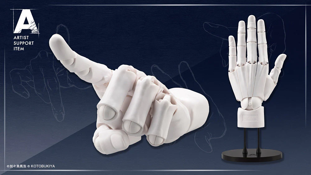1/1 Artist Support Item: Hand Model Men's/L [White] - Image 2