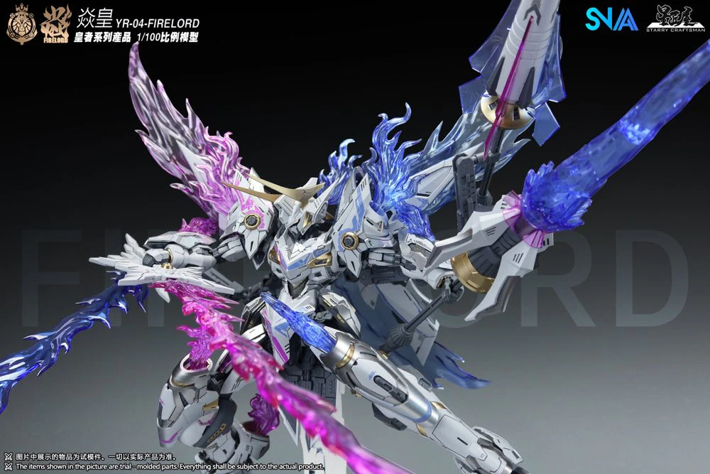 1/100 YR-04 Firelord Mirage Flame Ver. Model Kit - Image 7