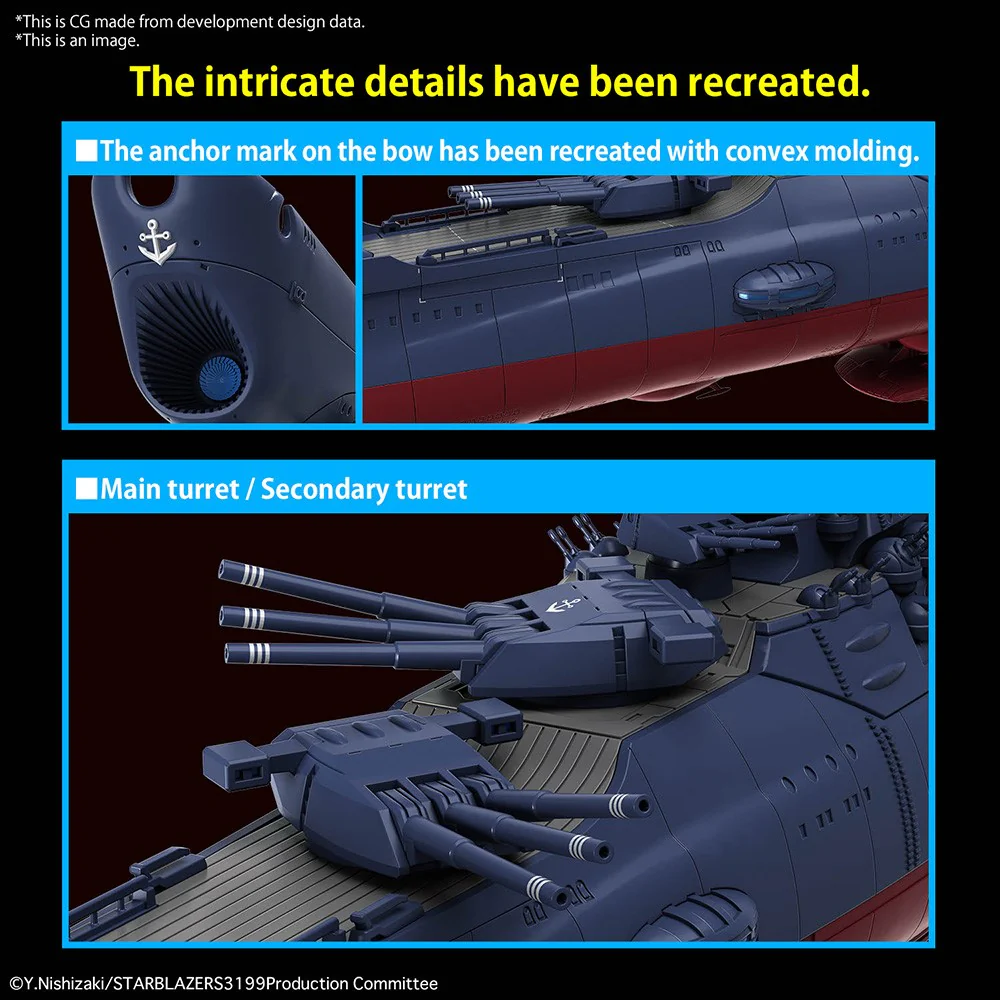 1/1000 Space Battleship Yamato 3199 (REBEL 3199) - Image 13