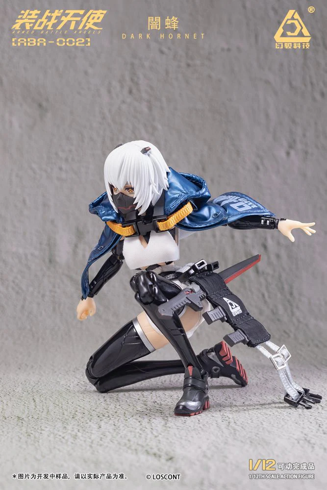 1/12 ABA-002 Dark Hornet Action Figure (Armed Battle Angels) - Image 7