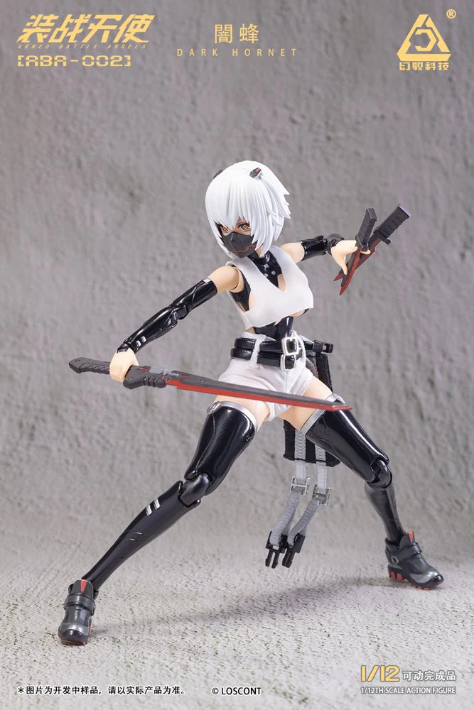 1/12 ABA-002 Dark Hornet Action Figure (Armed Battle Angels) - Image 9