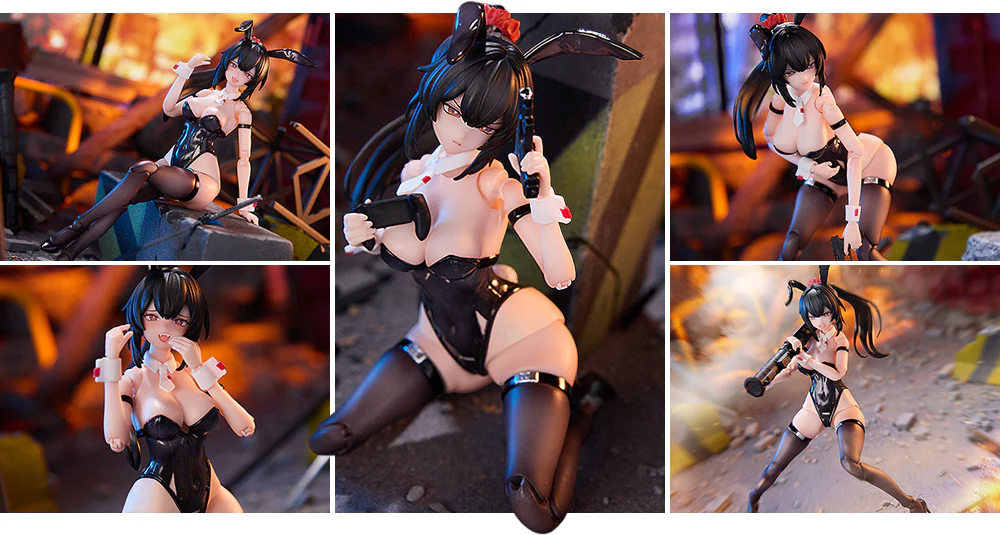1/12 Attacker Runa Articulated Figure (Bunny Rapid Action Squad) - Image 2