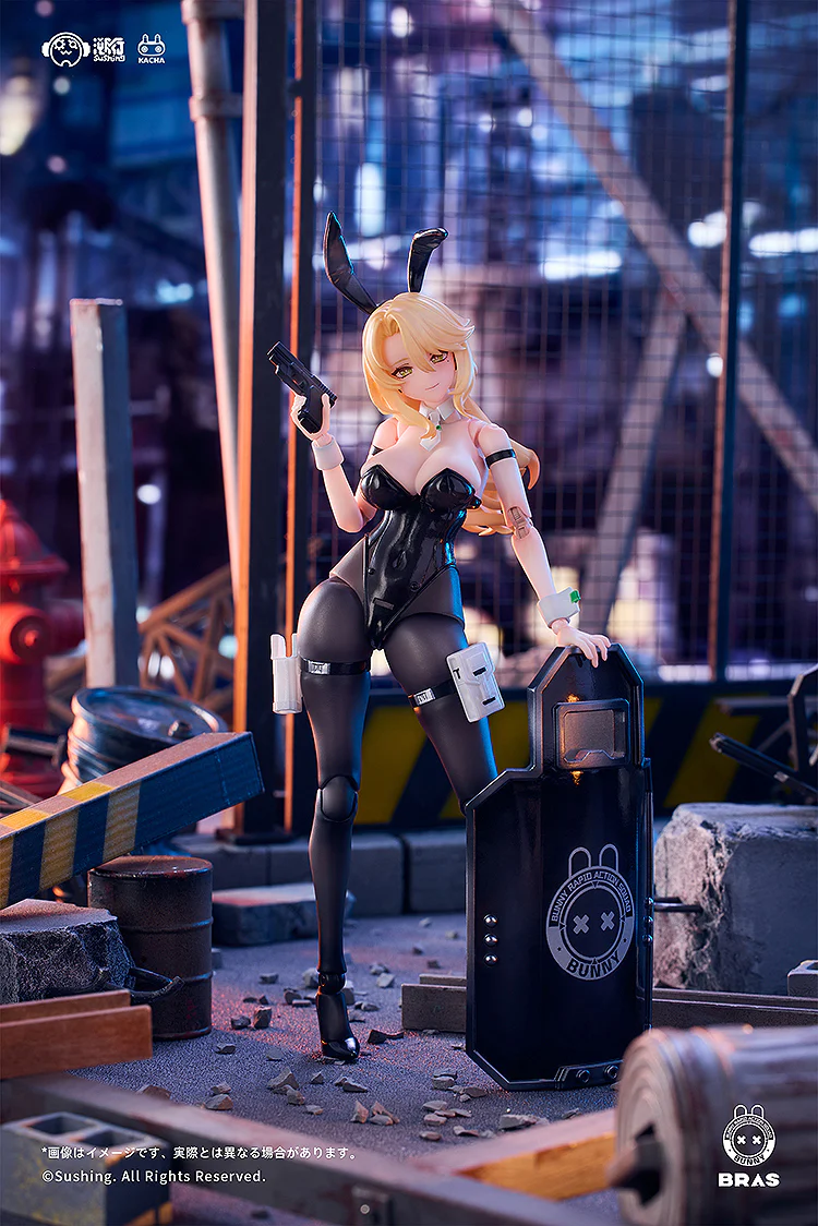 1/12 Guardian Erena Articulated Figure (Bunny Rapid Action Squad) - Image 4