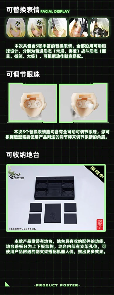 1/12 PHANTOM-001 Hotaru Reverse Change Set - Image 8