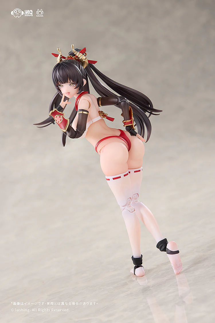 1/12 Sakura Uefuji Articulated Figure (Combat Shrine Maiden) - Image 10