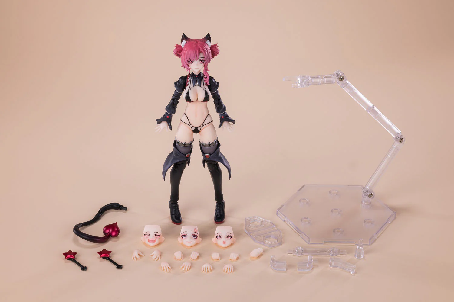 1/12 The Apprentice Witch Hoshikawa Neco Action Figure (Red) - Image 9