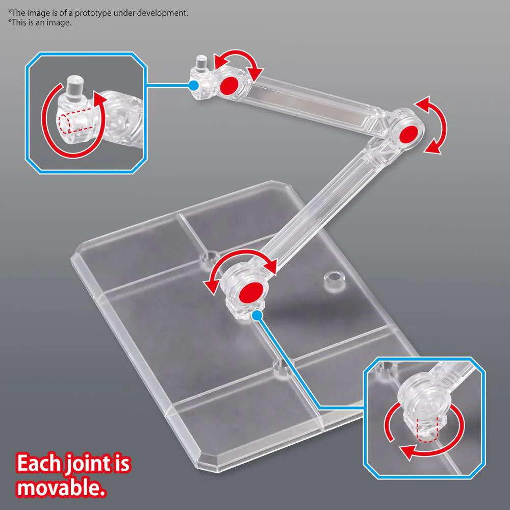 1/144 Display Stand Action Base 7 Clear (2 Set) - Image 9