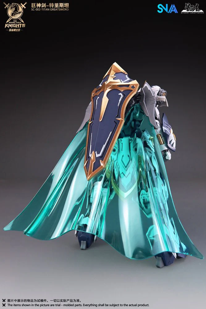 1/144 SC-002 Round Table Knight Titan Great Sword Tristan Model Kit - Image 22