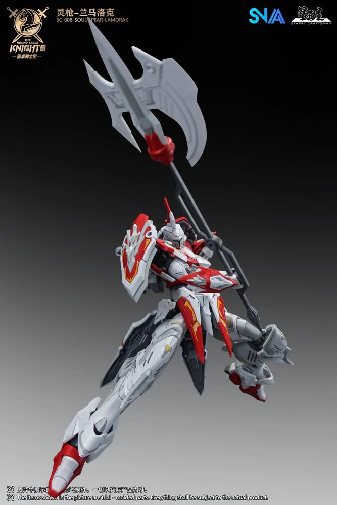 1/144 SC-008 Round Table Knight Soul Spear Lamorak Model Kit - Image 13