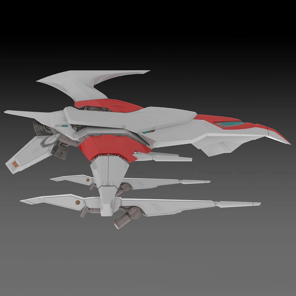 1/144 Silver Hawk 3F-1B Space Fighter
