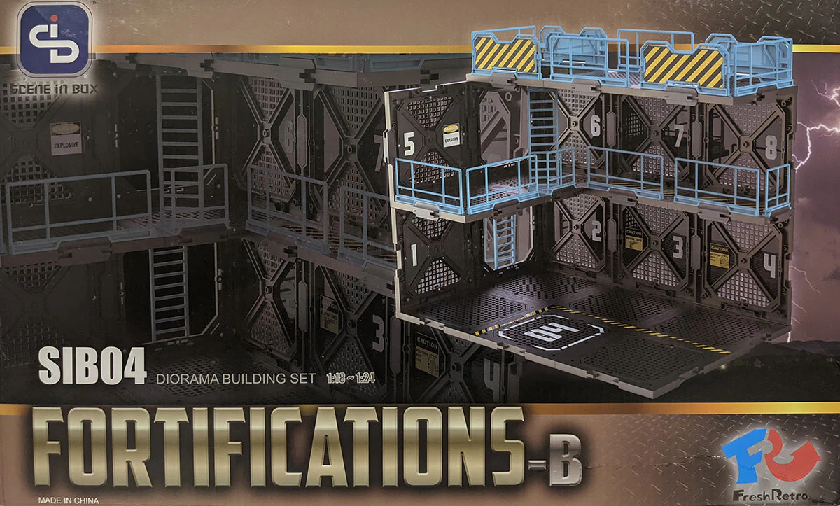 1/24 Diorama Building Set SIB04 Fortifications-B - Image 10