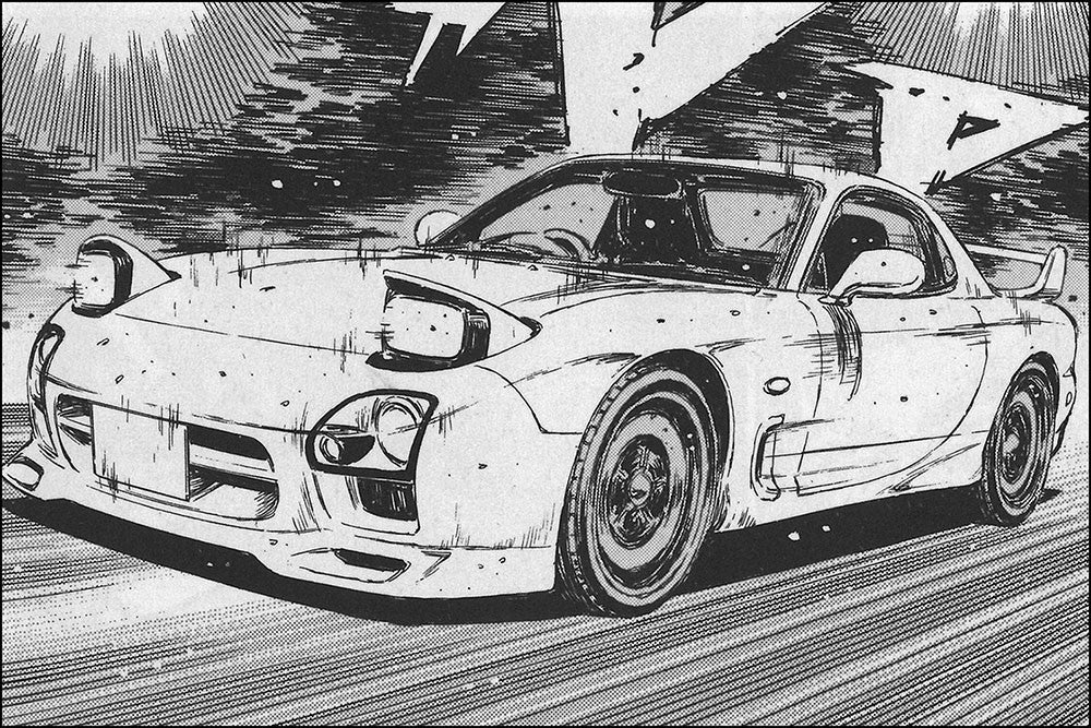 1/24 Keisuke Takahashi FD3S RX-7 Comics Vol. 18 VS SSR Ver. - Image 3