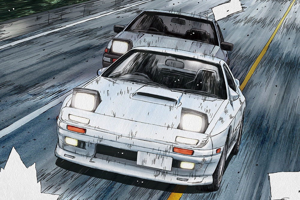 1/24 Ryosuke Takahashi FC3S RX-7 Comics Vol. 5 Akina Battle Ver. - Image 4