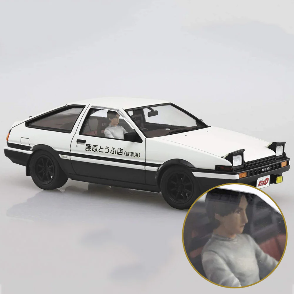1/24 Takumi Fujiwara AE86 Trueno Project D Ver. (with Figure)