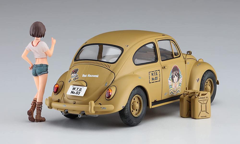 1/24 Wild Egg Girls Volkswagen Beetle Type 1 + Rei Hazumi - Image 3