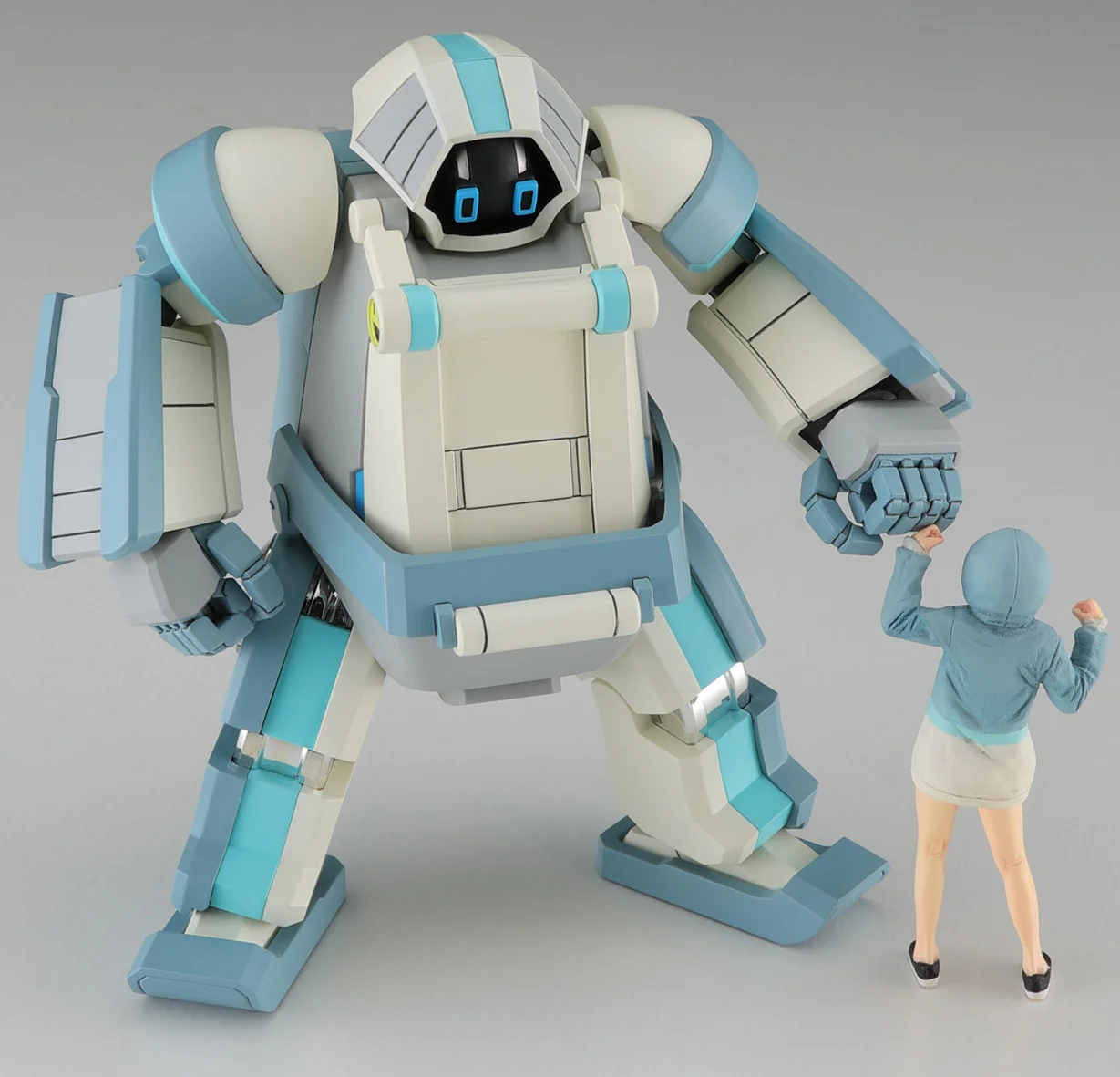 1/35 Mechatro CHUNK No.02 Grayish Mint + Support Girl - Image 3