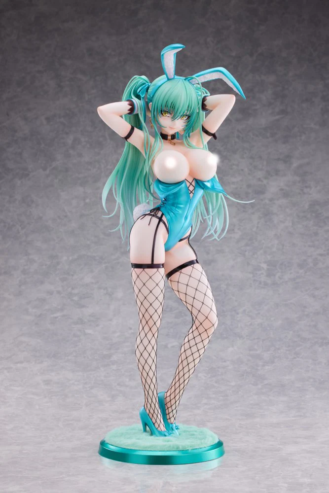 1/4 Green Twin Tail Bunny-chan Fishnet Tights Ver. - Image 11