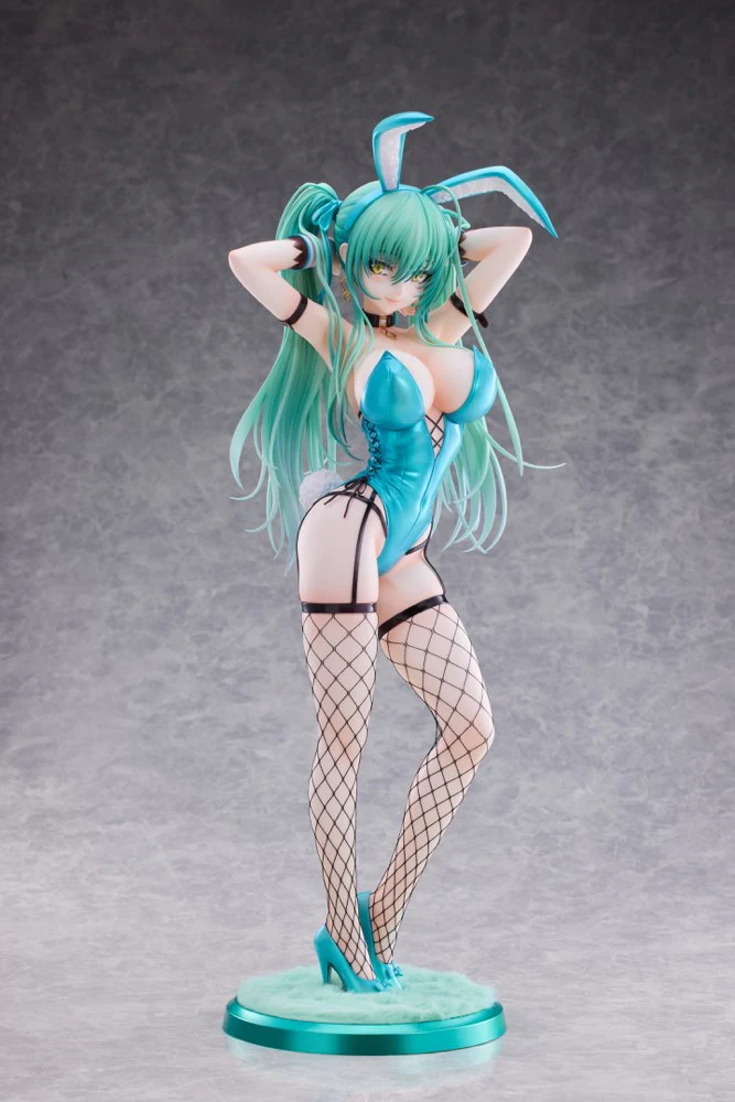 1/4 Green Twin Tail Bunny-chan Fishnet Tights Ver. - Image 2
