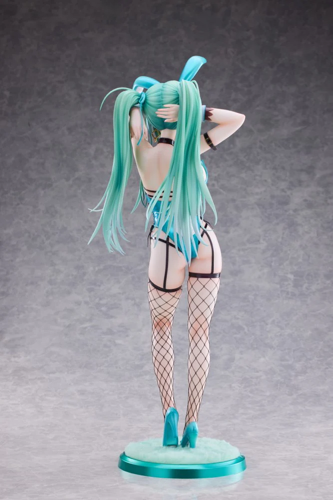 1/4 Green Twin Tail Bunny-chan Fishnet Tights Ver. - Image 4