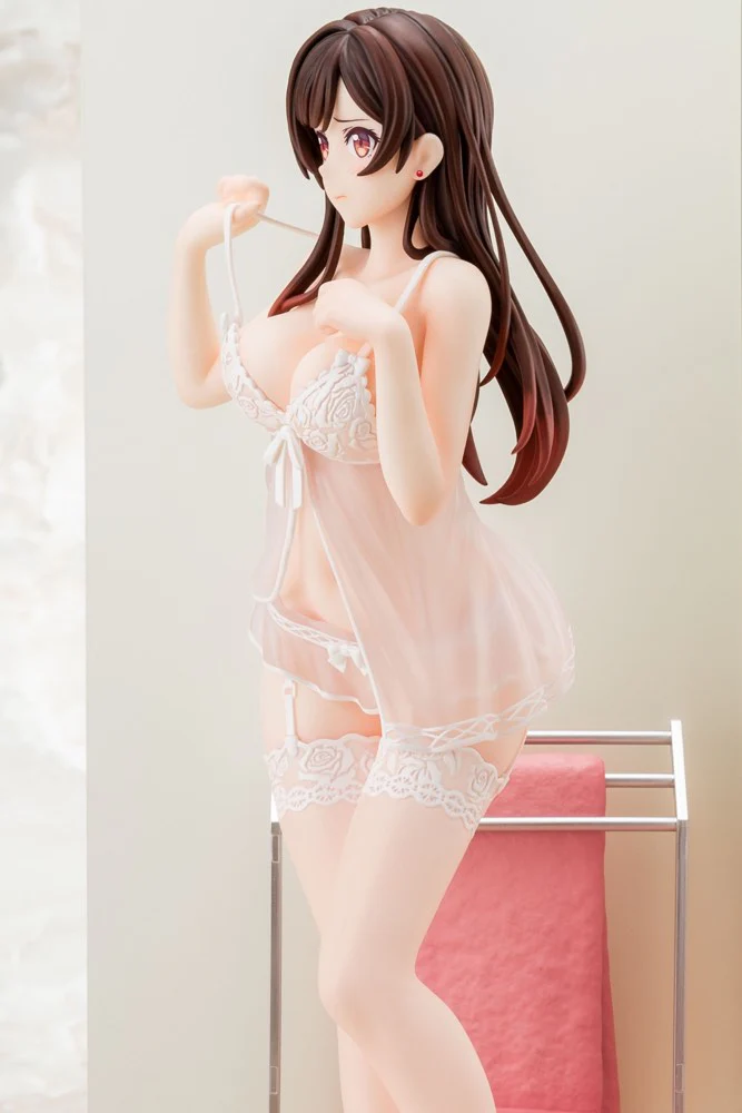 1/6 Chizuru Mizuhara in See-Through Lingerie Angel White Ver. (Rent-A-Girlfriend) - Image 11
