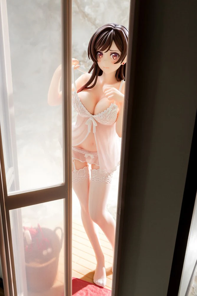 1/6 Chizuru Mizuhara in See-Through Lingerie Angel White Ver. (Rent-A-Girlfriend) - Image 17