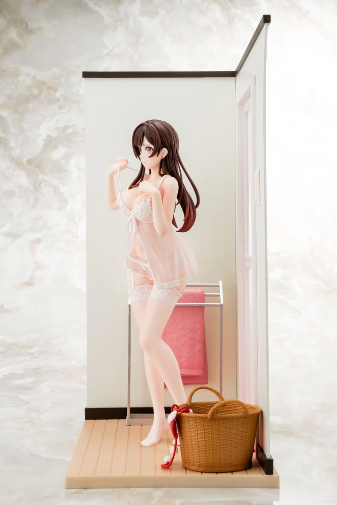 1/6 Chizuru Mizuhara in See-Through Lingerie Angel White Ver. (Rent-A-Girlfriend) - Image 4