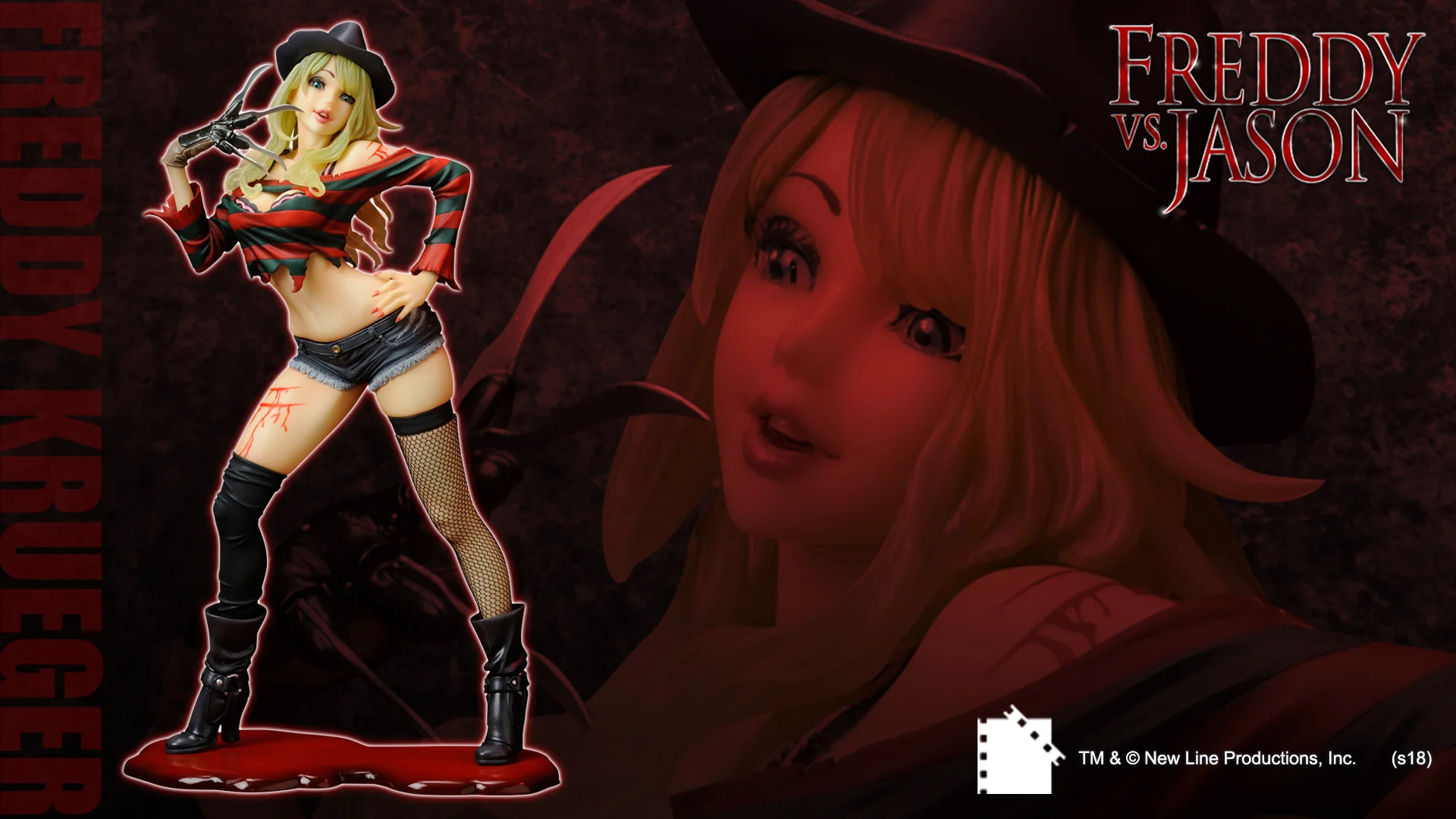 1/7 Horror Bishoujo Statue: Freddy Krueger 2nd Edition (Freddy Vs. Jason) - Image 3