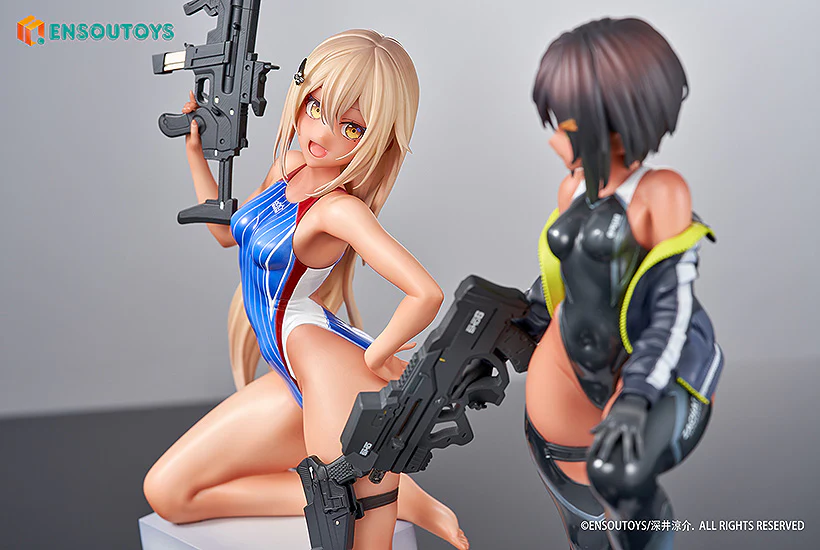 1/7 Swim Team Bucho-chan and Kouhai-chan Set (Arms Note) - Image 10