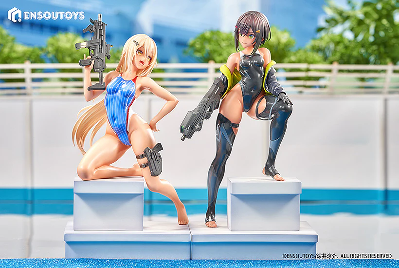 1/7 Swim Team Bucho-chan and Kouhai-chan Set (Arms Note) - Image 2