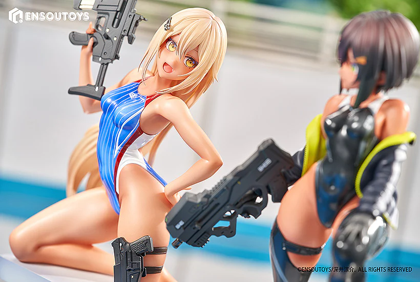 1/7 Swim Team Bucho-chan and Kouhai-chan Set (Arms Note) - Image 5