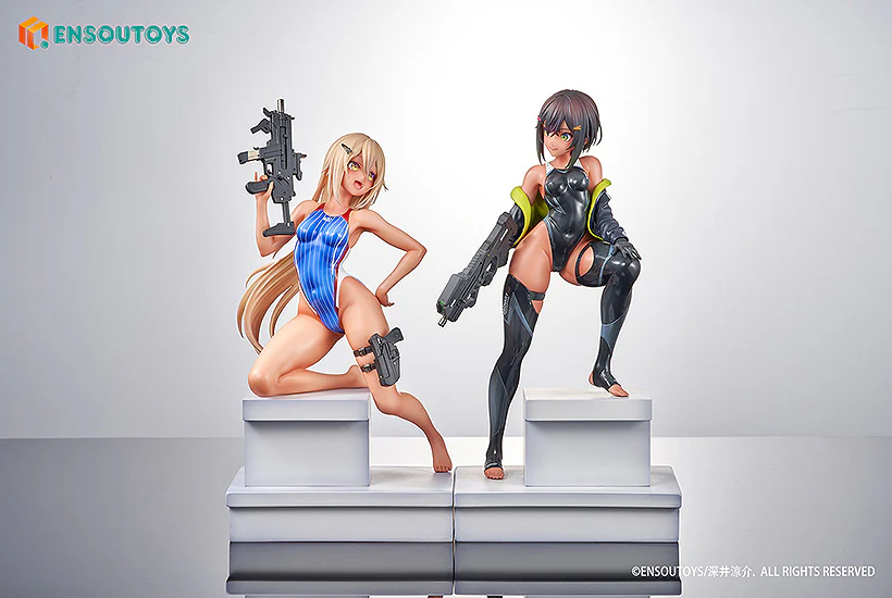 1/7 Swim Team Bucho-chan and Kouhai-chan Set (Arms Note) - Image 6