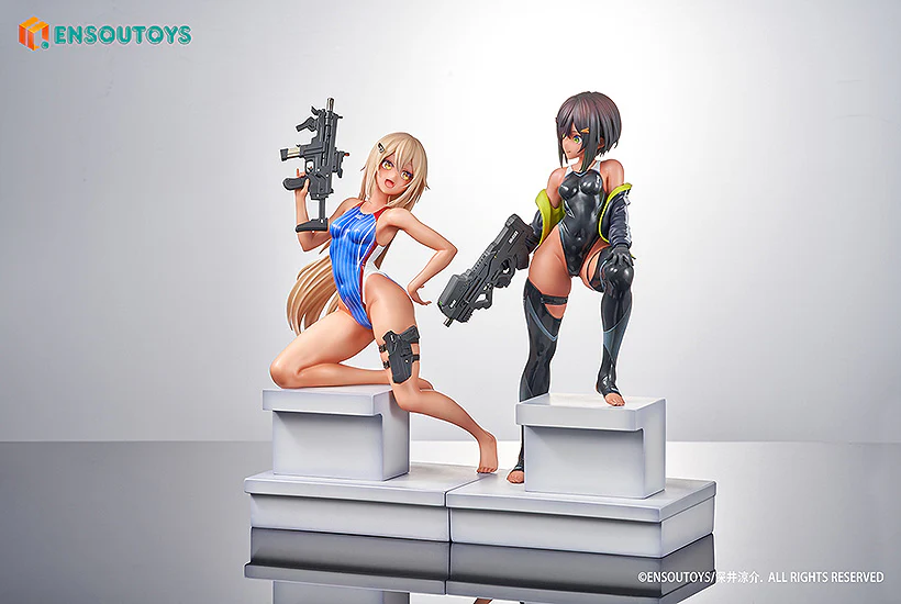 1/7 Swim Team Bucho-chan and Kouhai-chan Set (Arms Note) - Image 7
