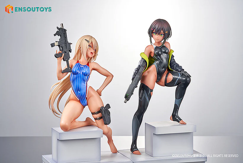 1/7 Swim Team Bucho-chan and Kouhai-chan Set (Arms Note) - Image 8