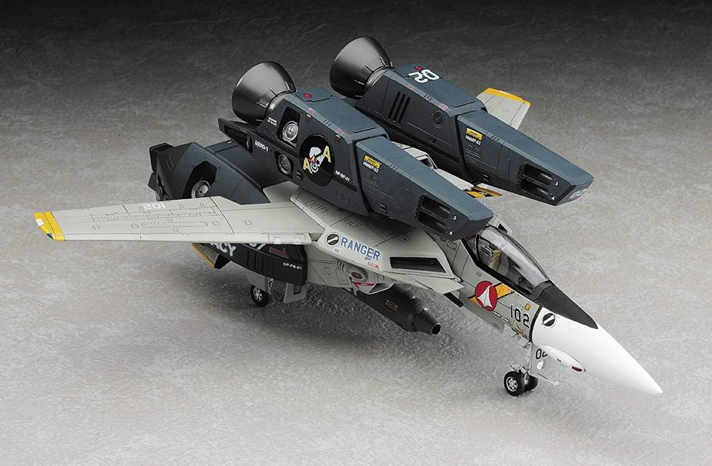 1/72 VF-1J Super/Strike Valkyrie SVF-41 Black Aces Fighter Mode - Image 2