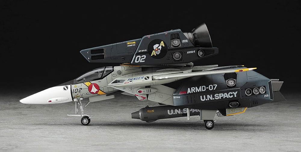1/72 VF-1J Super/Strike Valkyrie SVF-41 Black Aces Fighter Mode - Image 3