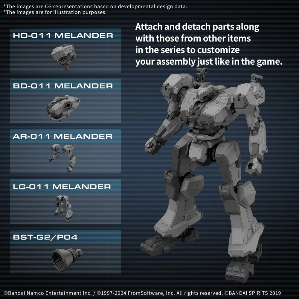30MM Balam Industries BD-011 MELANDER (Armored Core VI: Fires of Rubicon) - Image 3