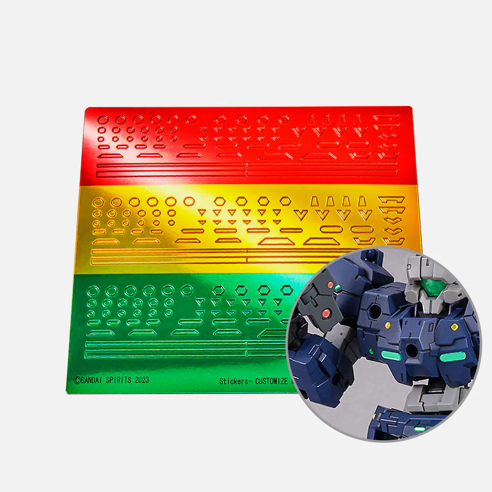 30MM Customize Material 02 (3D Metallic Stickers)