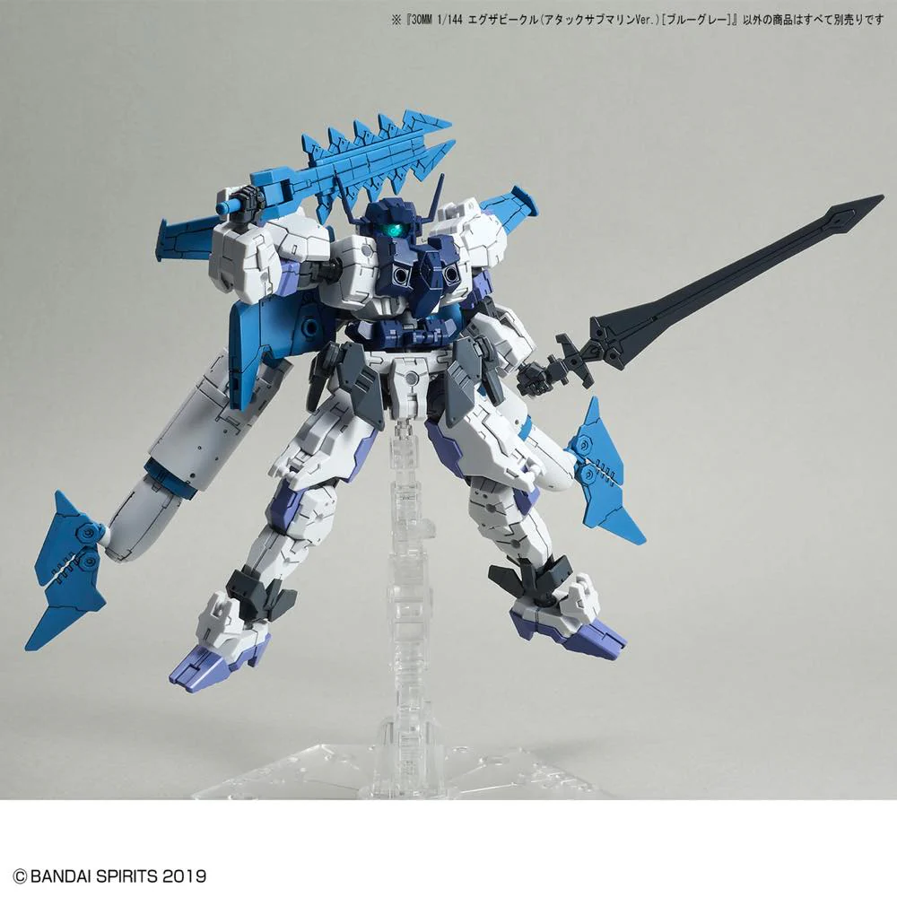 30MM Extended Armament Vehicle EV-06 Attack Submarine (Blue Gray) - Image 10