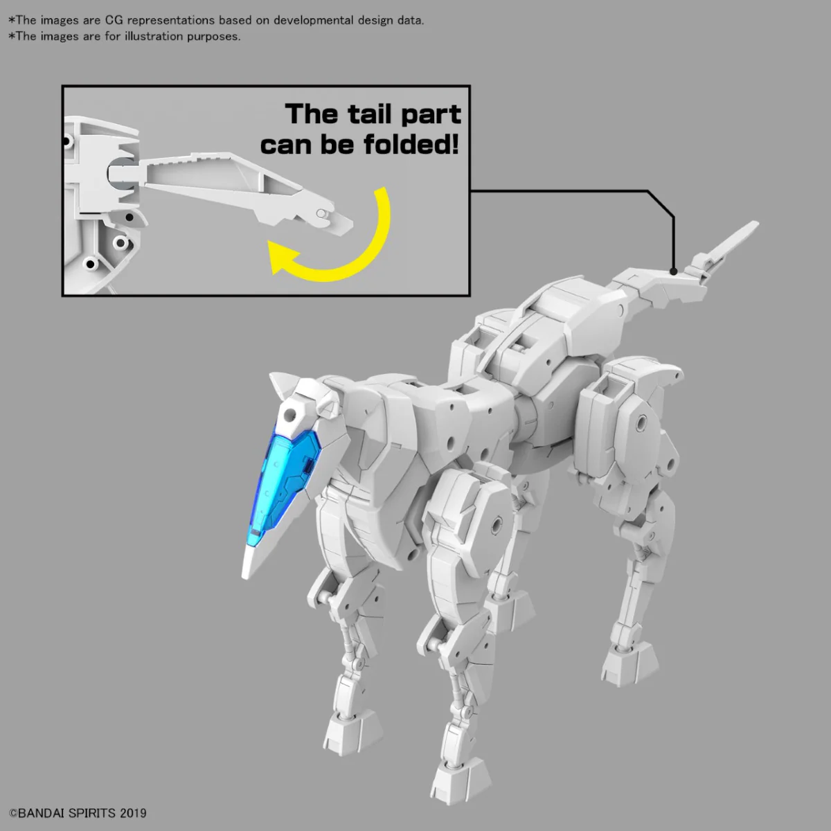 30MM Extended Armament Vehicle EV-17 Horse Mecha (White) - Image 13