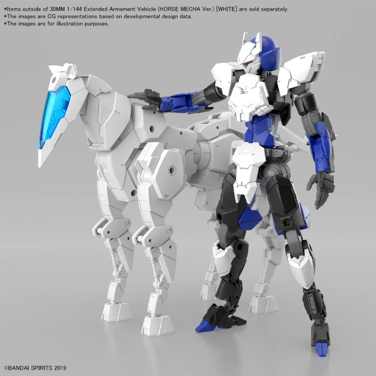 30MM Extended Armament Vehicle EV-17 Horse Mecha (White) - Image 14