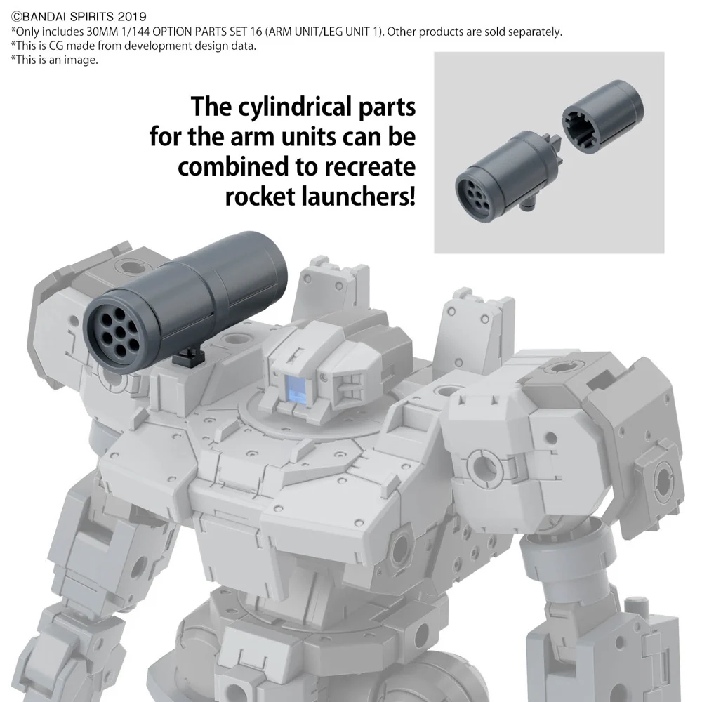 30MM W-29 Option Parts Set 16 (Arm Unit/Leg Unit 1) - Image 12