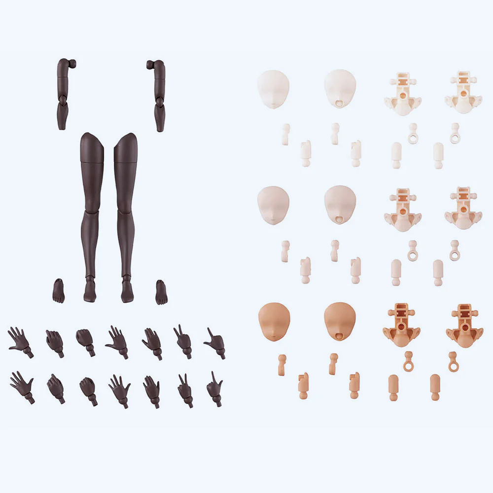 30MS Option Body Parts Arm Parts & Leg Parts [Brown]