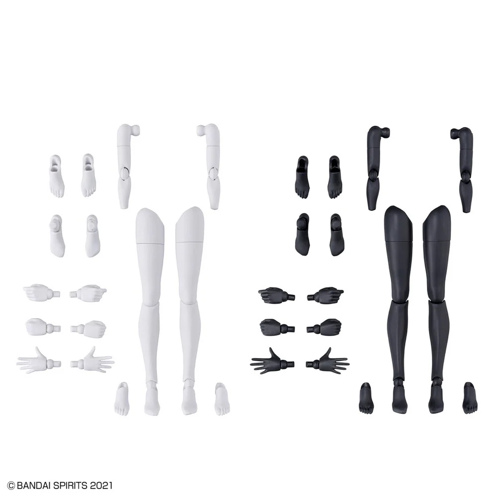 30MS Option Body Parts Arm Parts & Leg Parts [White/Black] - Image 2