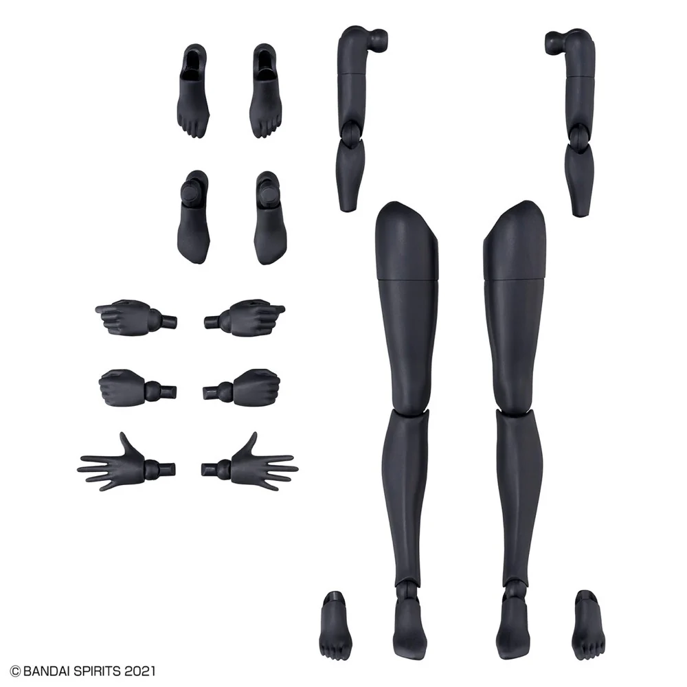 30MS Option Body Parts Arm Parts & Leg Parts [White/Black] - Image 4
