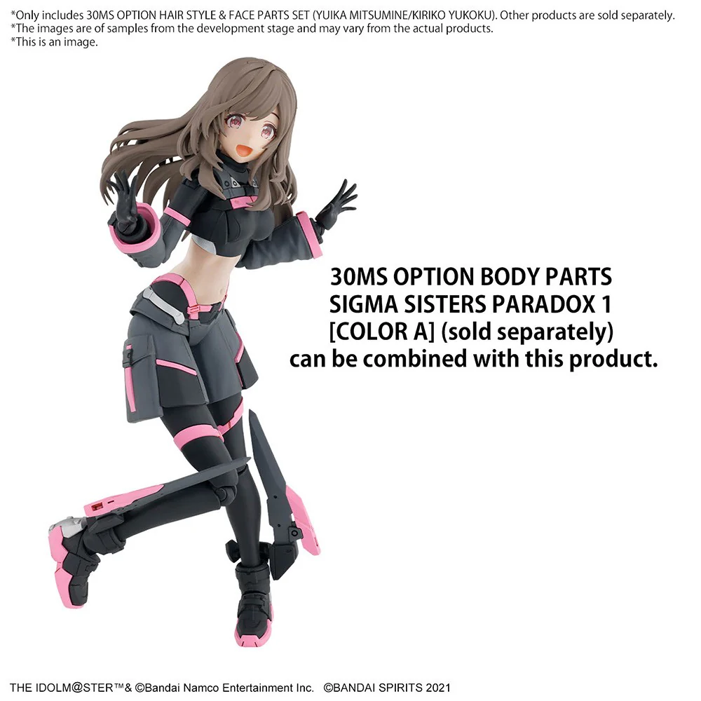30MS Option Hairstyle & Face Parts Set (Yuika Mitsumine/Kiriko Yukoku) - Image 10