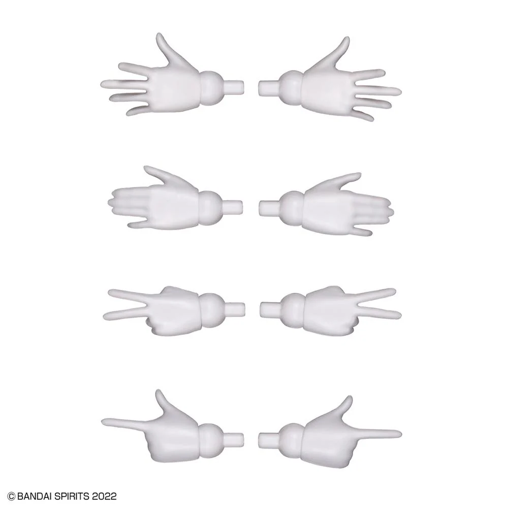 30MS Option Hand Parts [White/Black] - Image 3