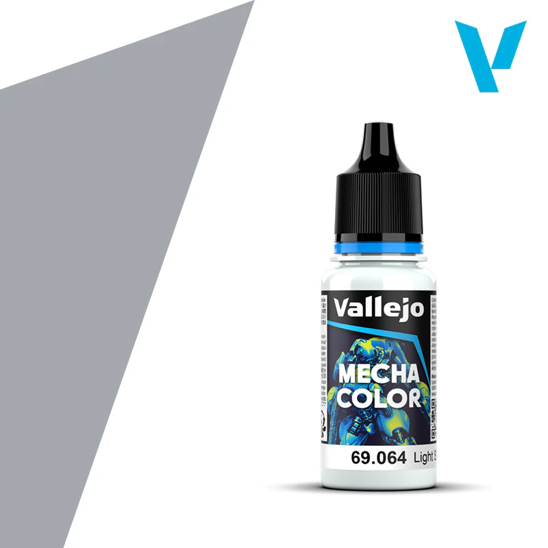 69.064 Vallejo Mecha Color Light Steel Metallic