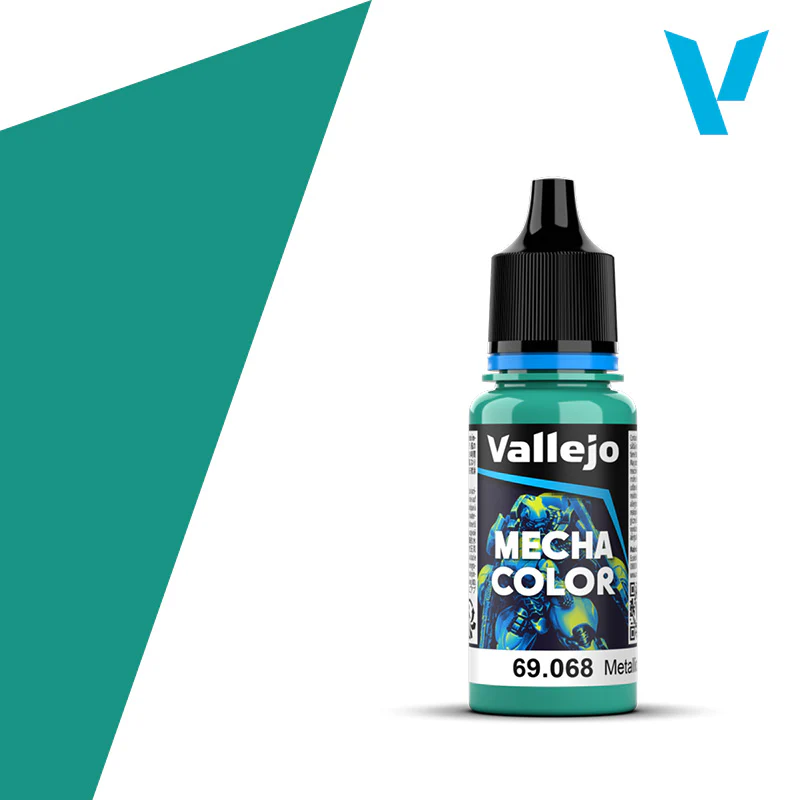 69.068 Vallejo Mecha Color Green Metallic
