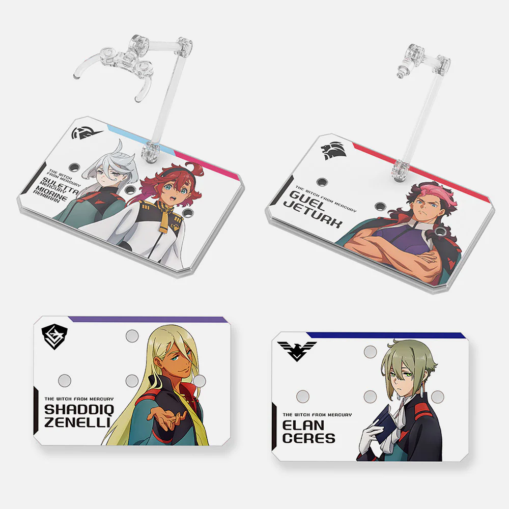 Action Base 6 Clear (The Witch from Mercury Sticker Set)