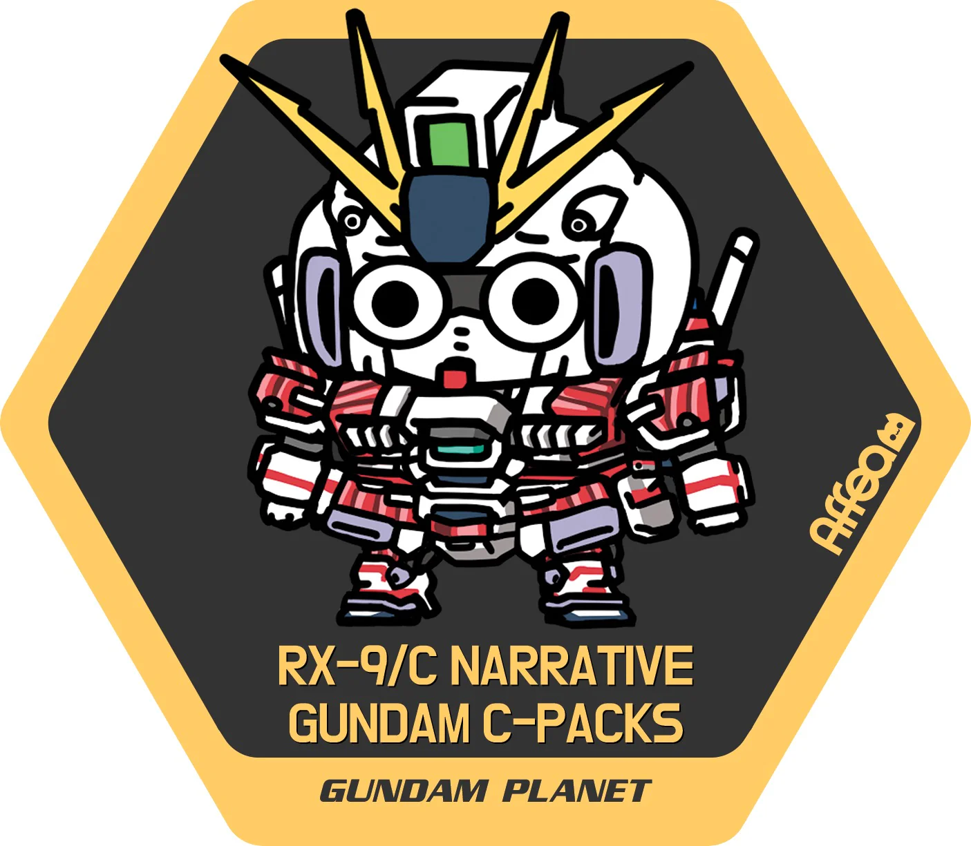 Affea Sticker 15 Narrative Gundam C Packs